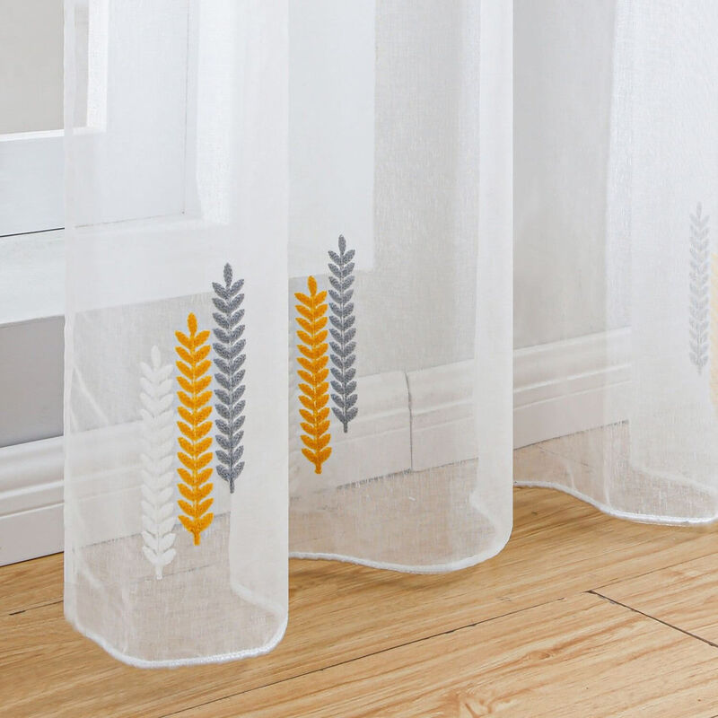 Dolce Mela Sheer Curtains Panel