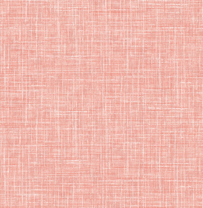Emerson Coral Linen Wallpaper (Set of 2)