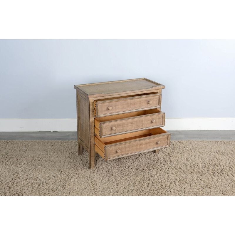 Sunny Designs Beach Pebble Side Chest