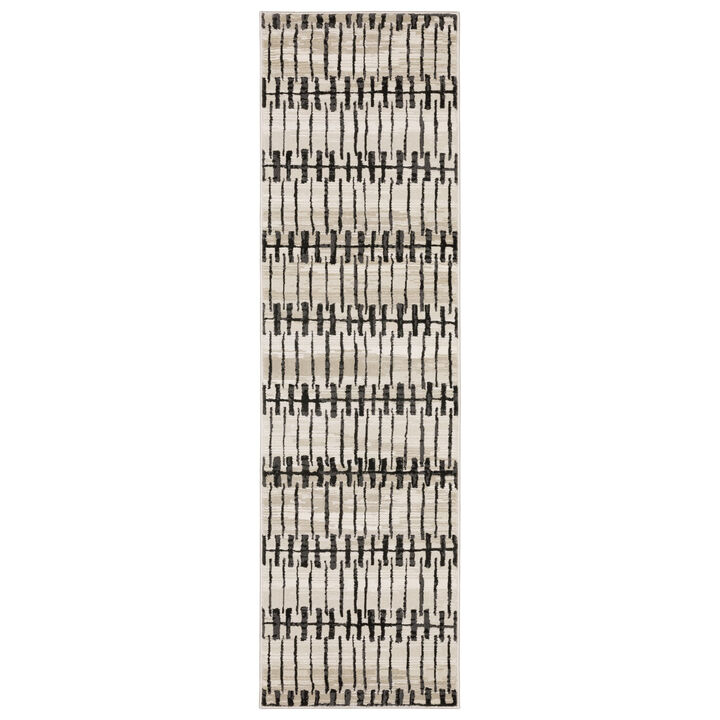 HomeRoots Geometric Runner Rug