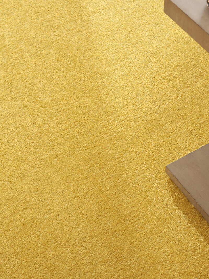 Nourison Essentials NRE01 Yellow 9' x Square Rug image number 8