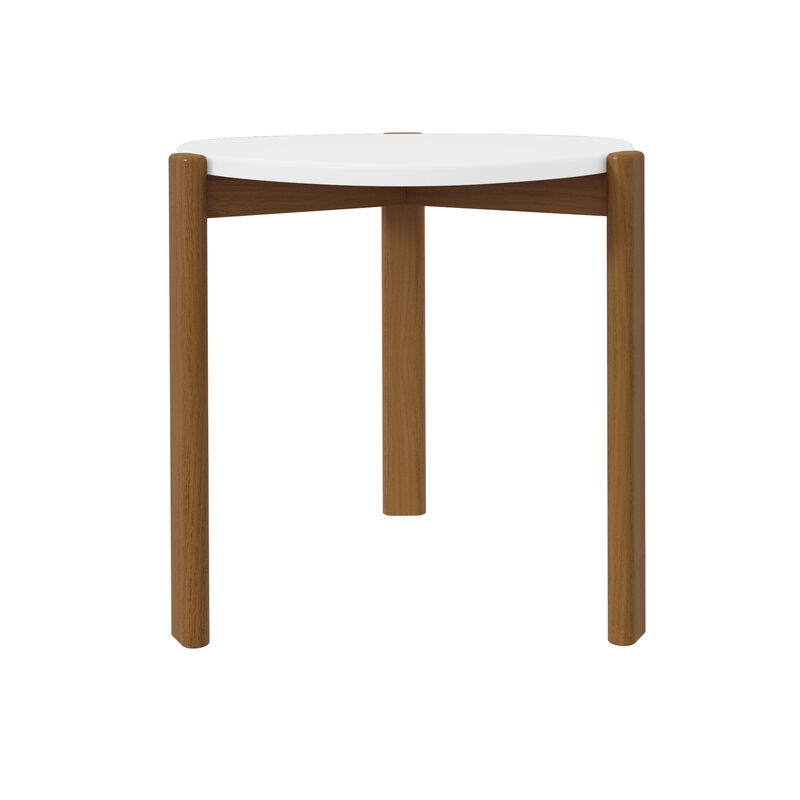 Gales White End Table