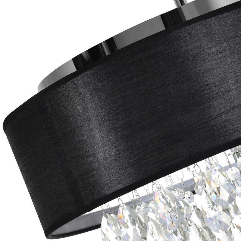 Dash 4 Light Drum Shade Chandelier With Chrome Finish