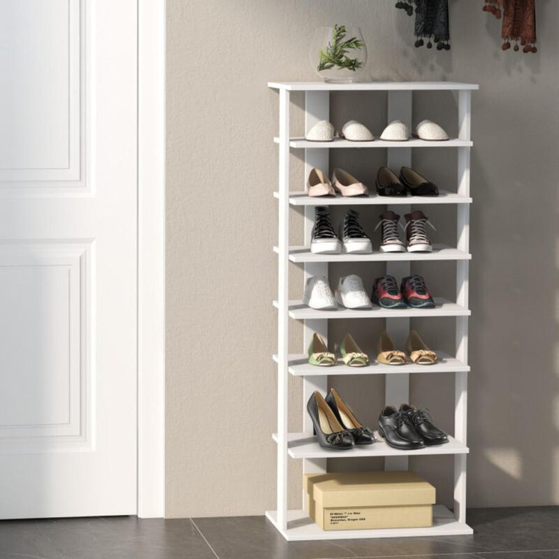 Hivvago Patented 7 Tiers Vertical Shoe Rack for Front Door