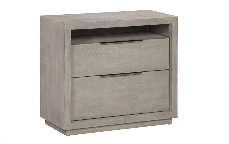 Oxford Two-Drawer Nightstand in Mineral image number 5