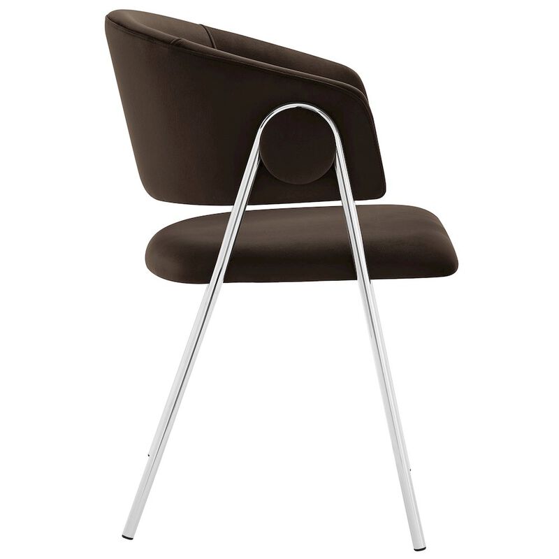 Modway Nella Upholstered Performance Velvet Dining Chair Set of 2