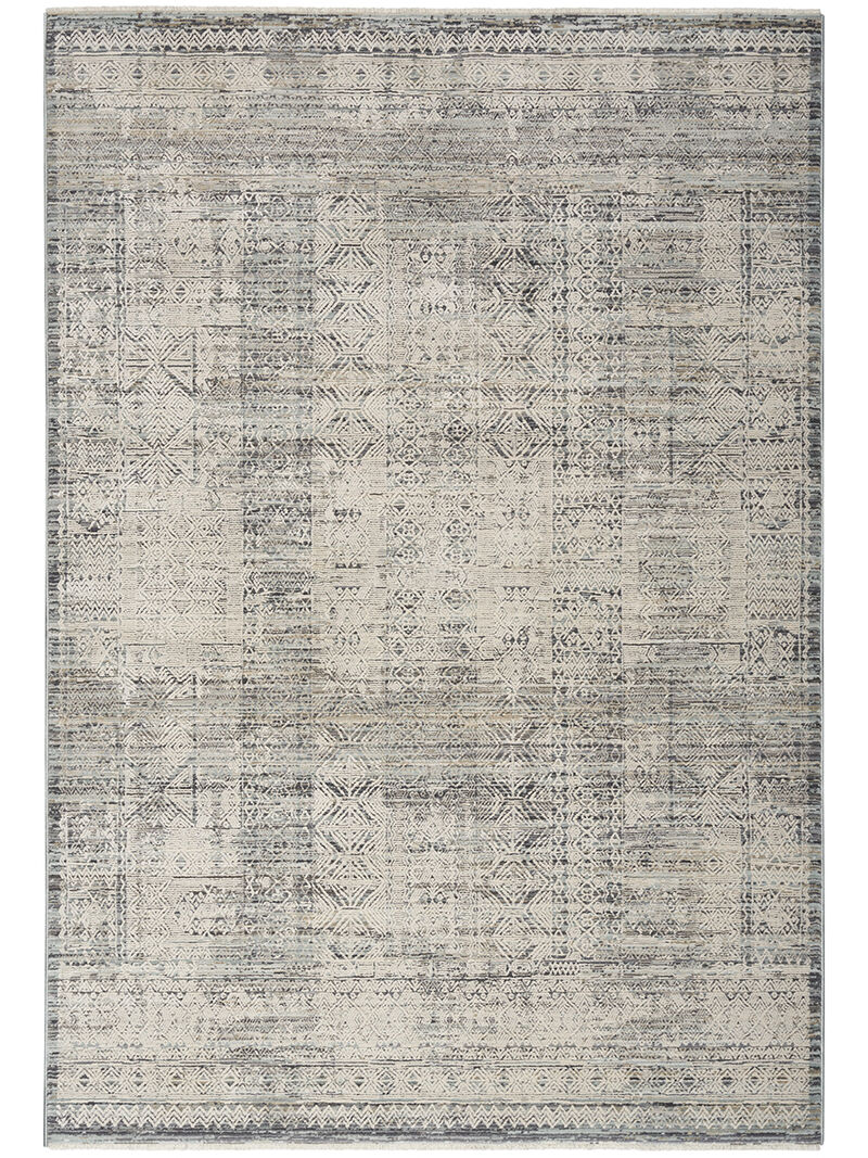 Lynx LNX06 Ivory/Blue 2'6" x 4'6" Rug