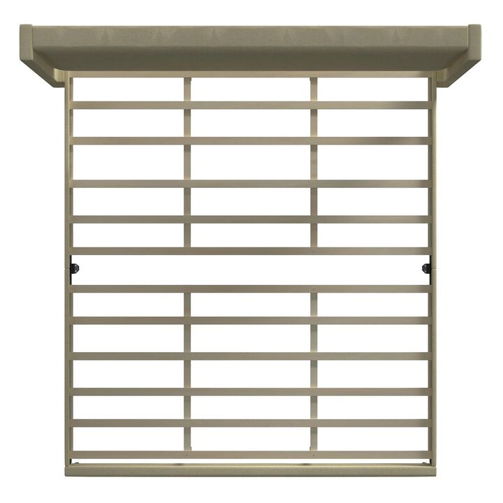 Rize Home Carrington King Platform Bed Beige
