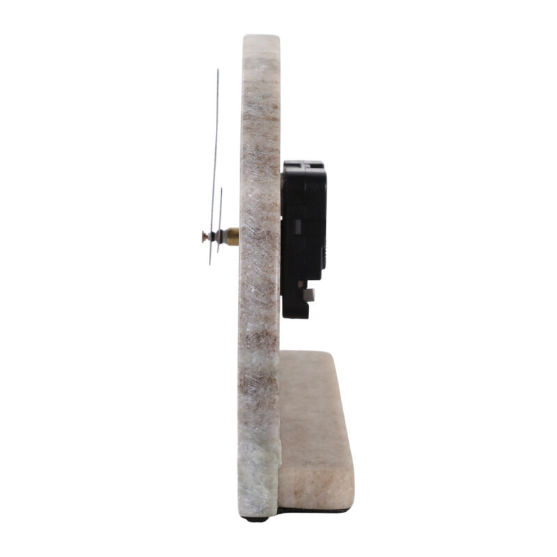 10x6" Half Dome Marble Clock image number 3