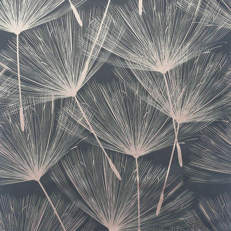 Kazue Metallic Dandelion Wallpaper image number 0