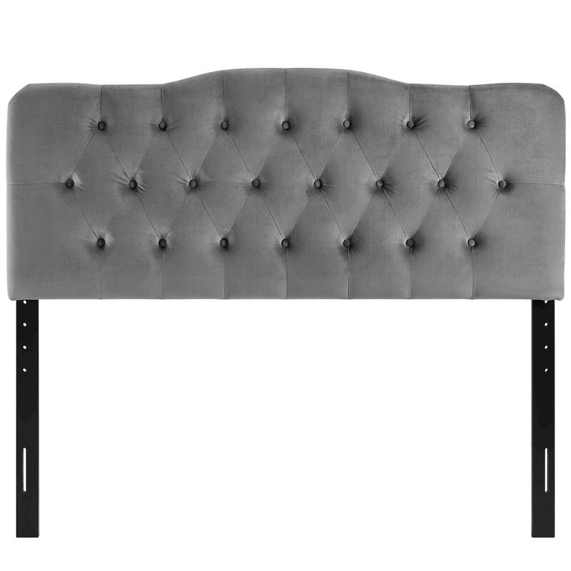 Annabel Diamond Tufted Performance Velvet King Headboard image number 2
