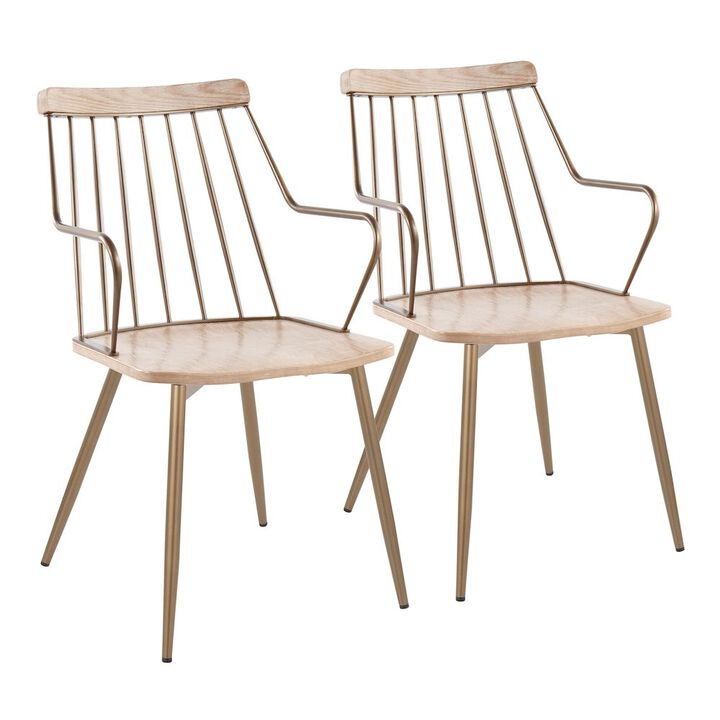 LumiSource Preston Chair - Set of 2