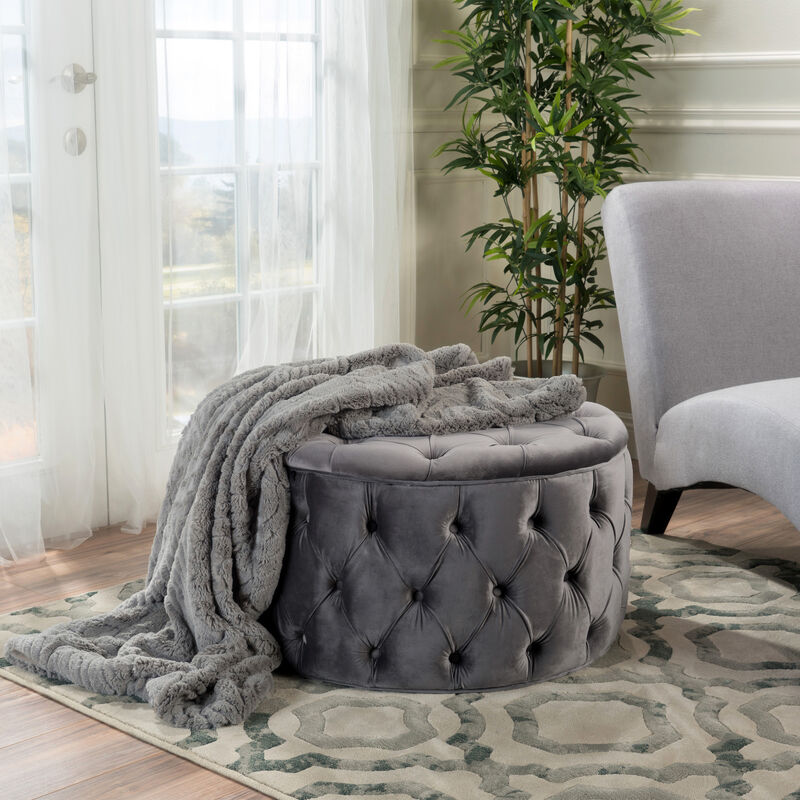 Streamdale Plush & Multipurpose Footstool: Comfort, Style, Durability image number 2