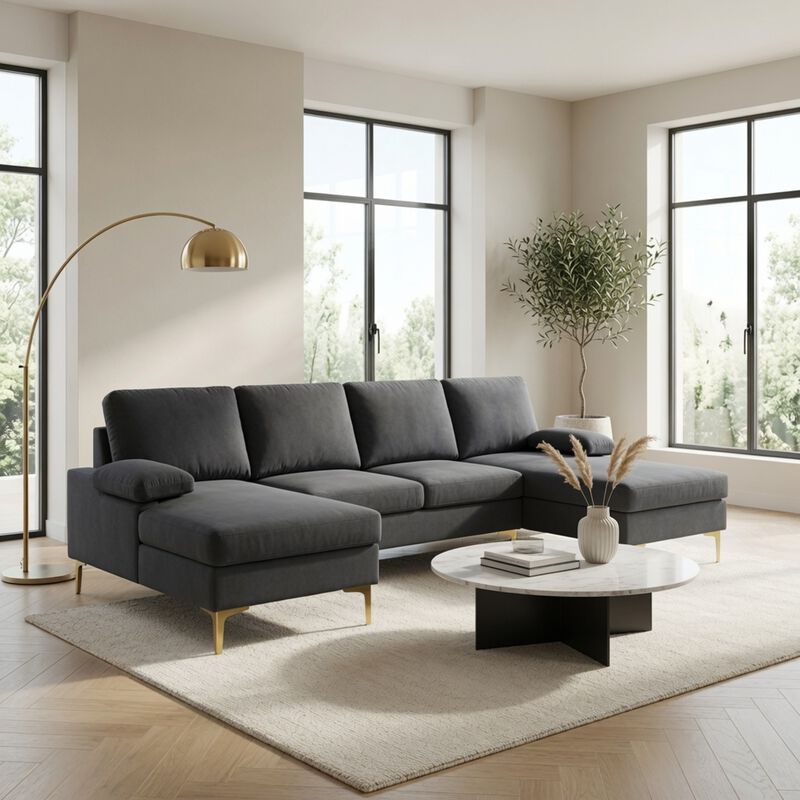 Nasbob U-Shaped Sectional Sofa image number 3