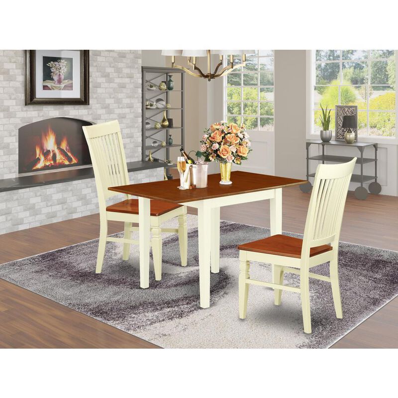 Dining Room Set Buttermilk & Cherry