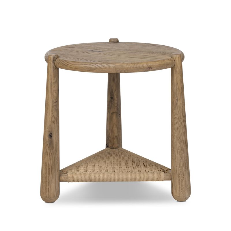 Salvador Aged Smoked Oak End Table