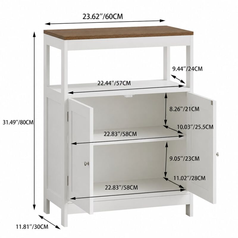 Free-Standing Storage Cabinet image number 1