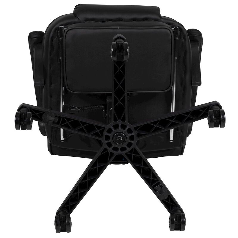 Flash Furniture X40 Gaming Chair Racing Computer Chair - Black/Purple image number 9