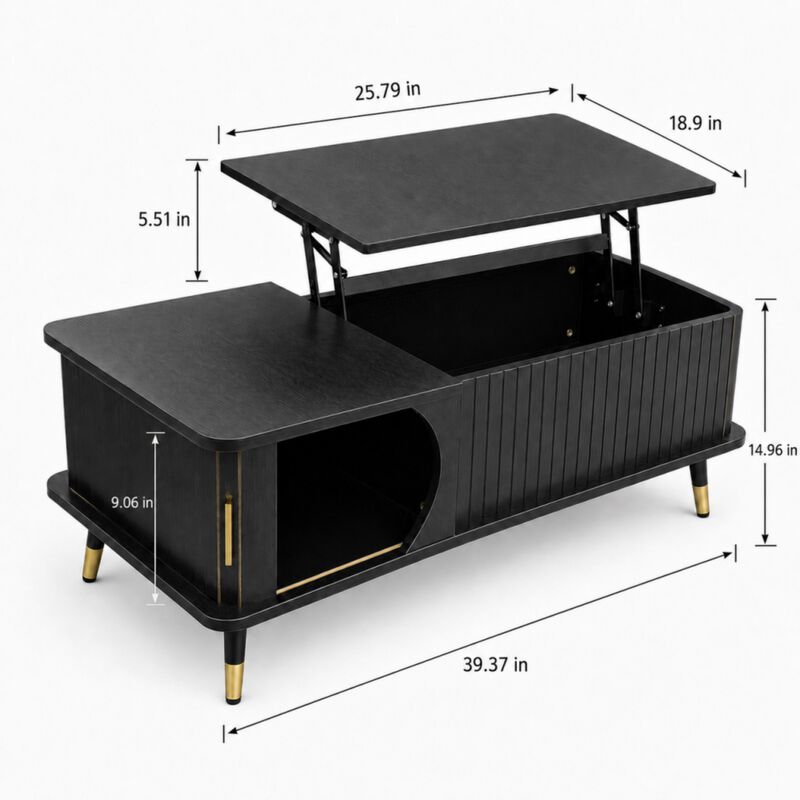 Cicosp Lift-Top Coffee Table image number 6