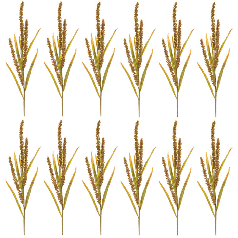 Set of 12 Seeded Harvest Sprays - Rustic Touch for Seasonal Home Decor