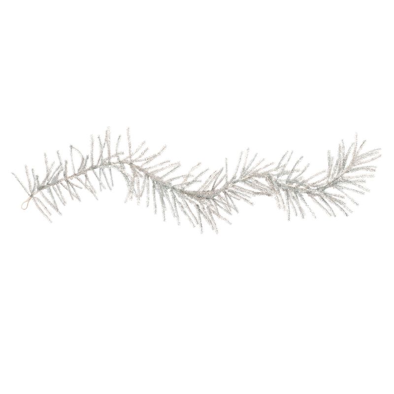 Tinsel Pine Garland for Holiday Mantel, Staircase, or Christmas Tree Styling