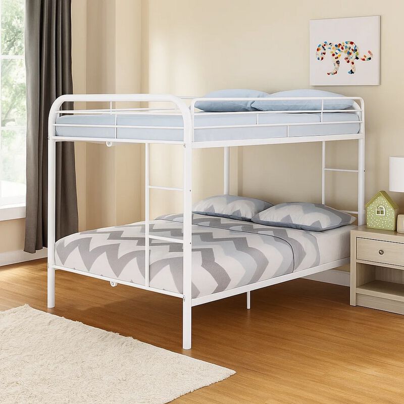 Fegy Bunk Bed with Ladder and Rails, Metal Frame image number 6