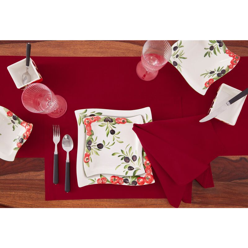 Cotton Linen Placemats - Dru - Cotton Linen Plain (Set of 4) image number 1