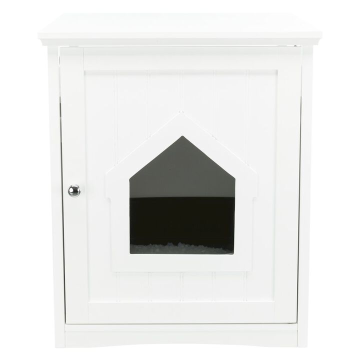 TRIXIE Litter Box Enclosure Hide Litter Boxes Storage Drawer Indoor Cat Home