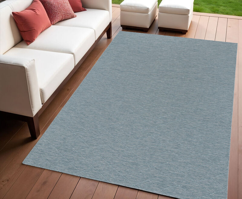 HomeRoots Geometric Indoor Outdoor Area Rug image number 1