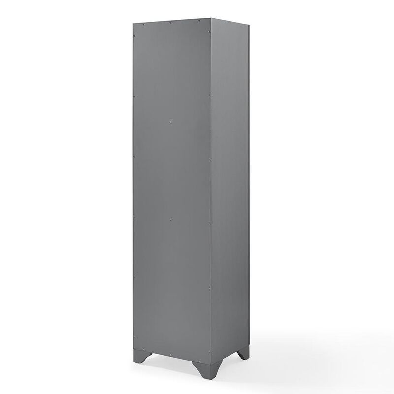 Crosley Furniture Tara Linen Cabinet Gray