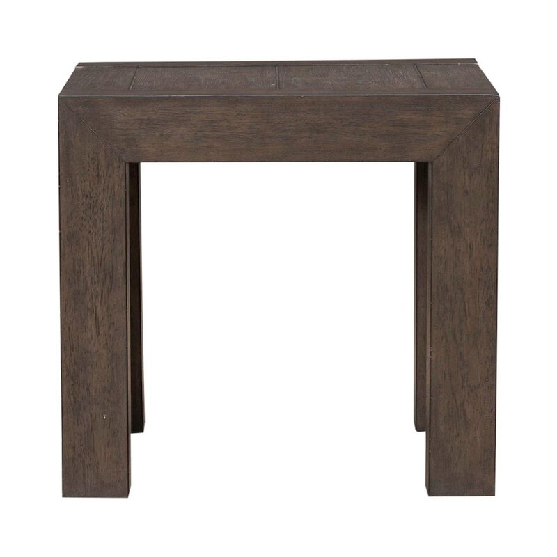 Liberty Furniture Cascade Falls Living Room Square End Table - Satin Espresso image number 3