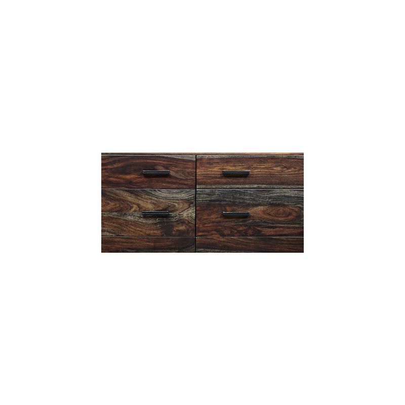 Porter Designs Fall River Solid Sheesham Wood Dresser, Gray image number 3
