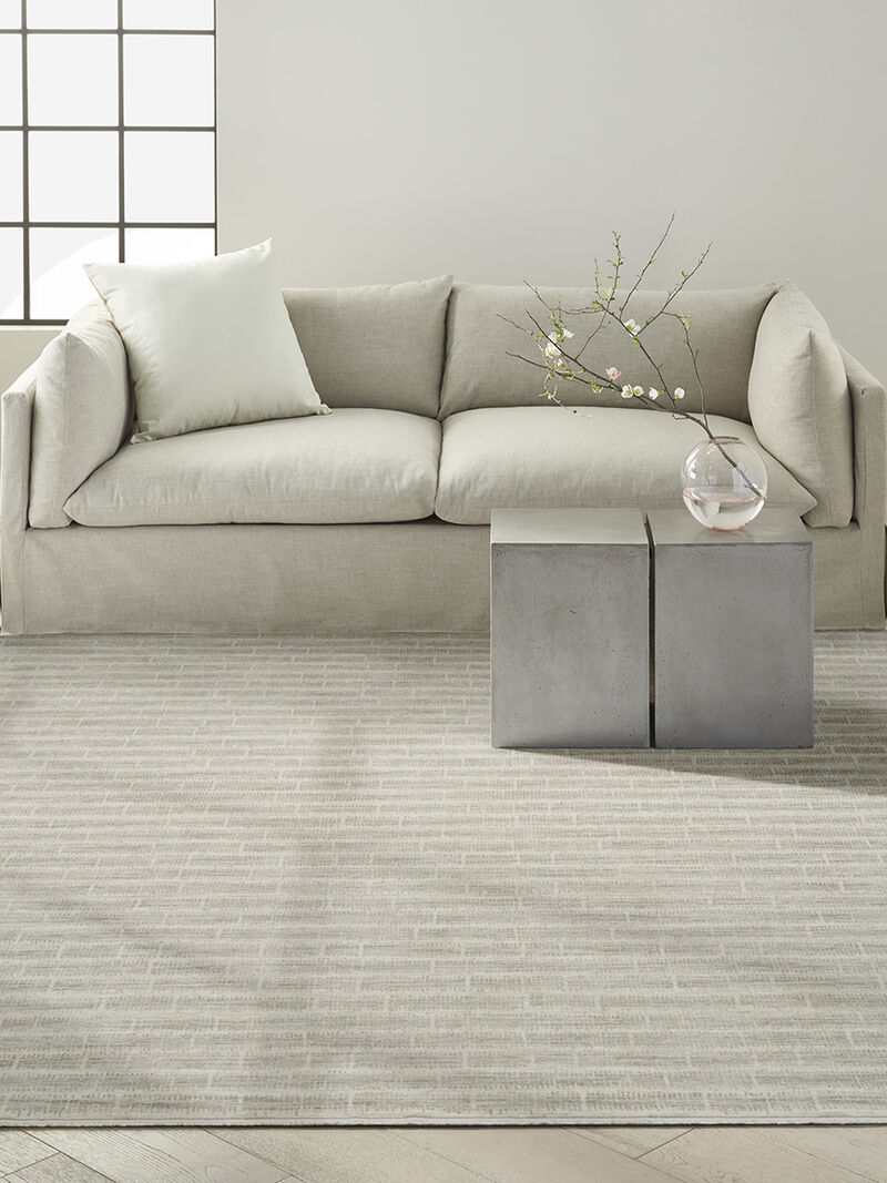 CK079 Notes NOT04 Ivory/Gray 5'3" x 7'3" Rug