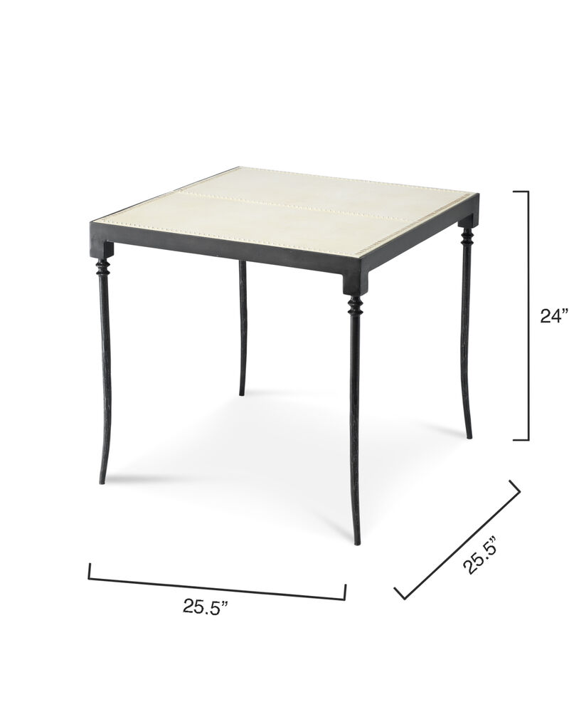 Nevado Leather Side Table