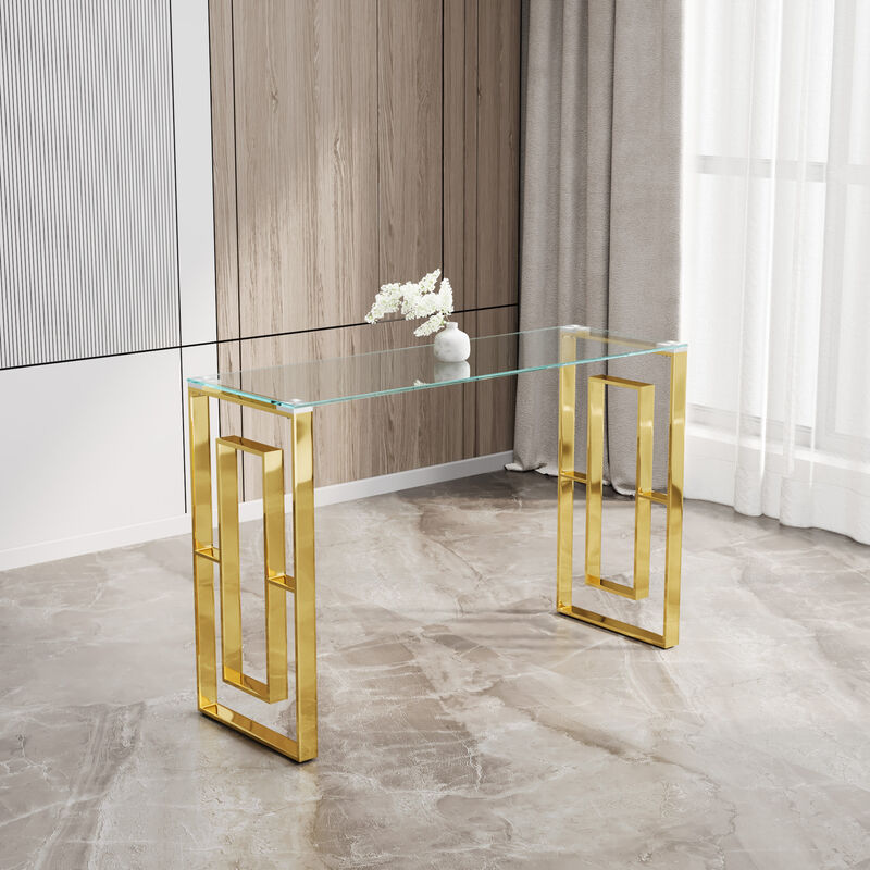 Modern console table - Stylish design for living room or entryway