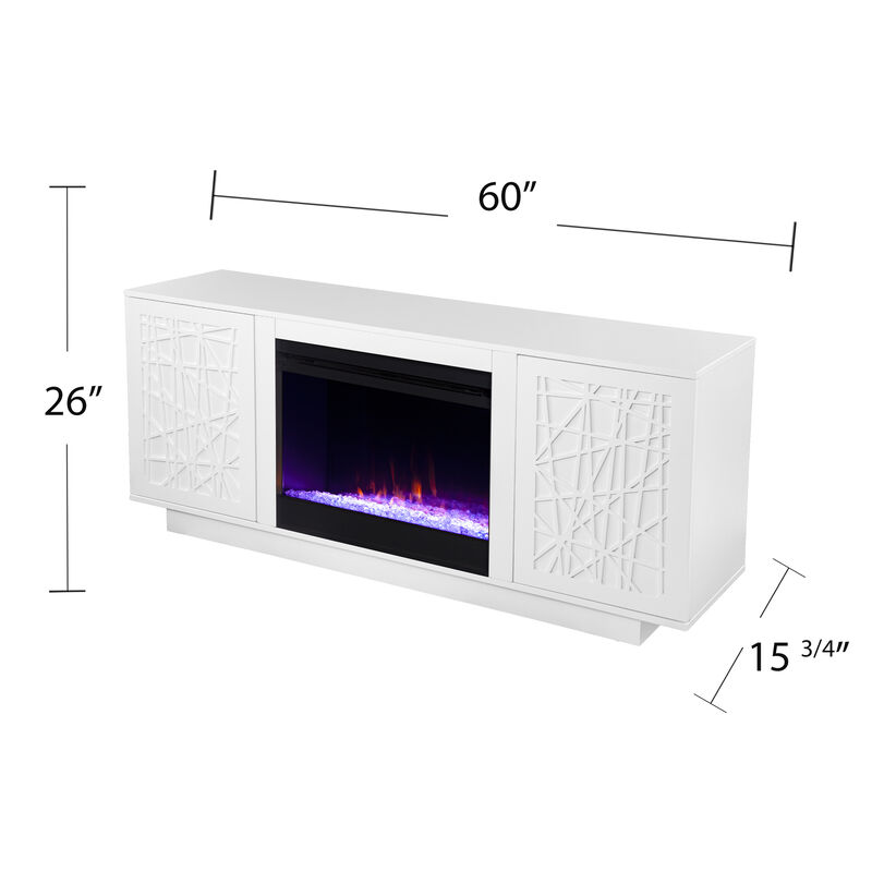 Stanley Color Changing Console Fireplace