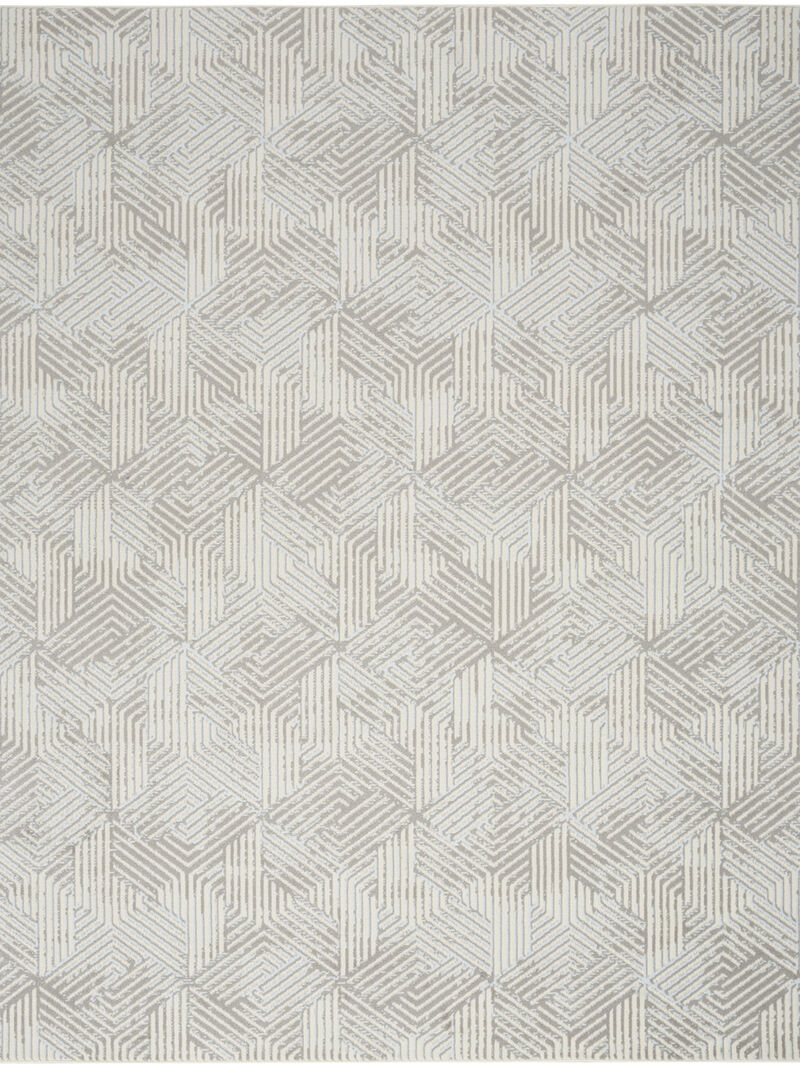 Grafix GRF39 Gray 3'9" x 5'9" Rug