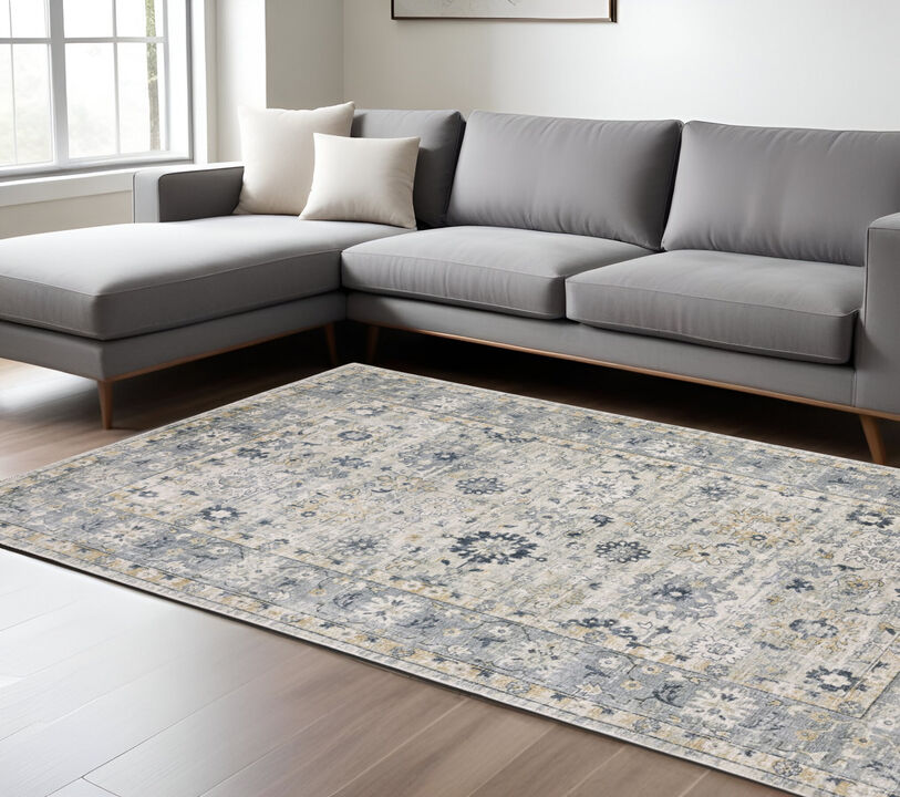 HomeRoots Oriental Hand Tufted Area Rug