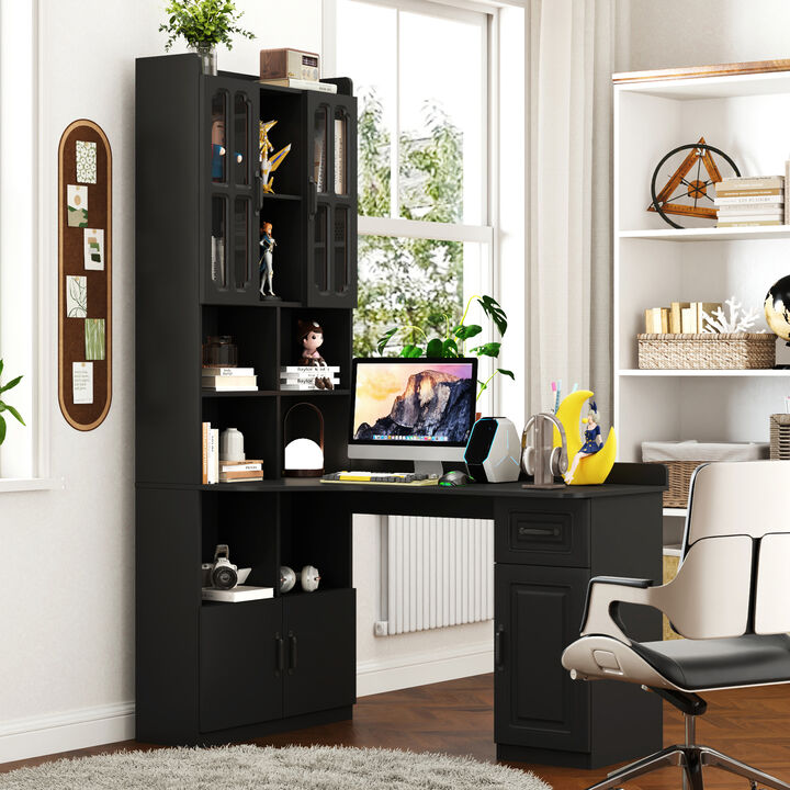 Jutkle L-Shaped Corner Computer Desk
