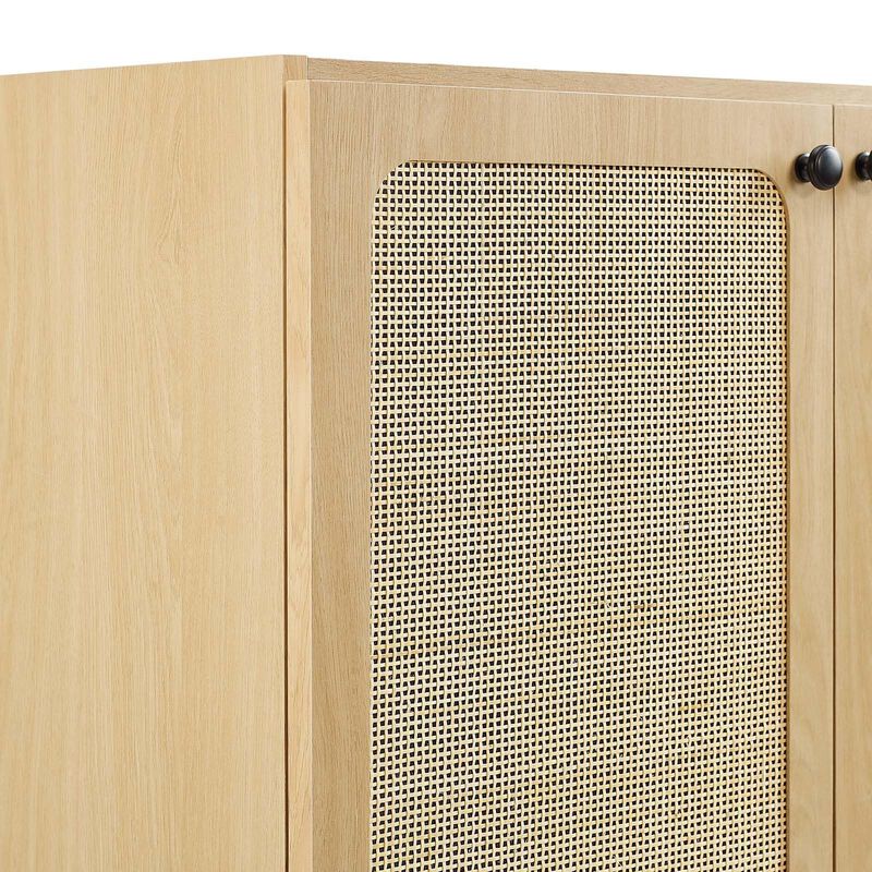 Modway EEI-6602-OAK Chaucer 30" Bathroom Vanity Cabinet (Sink Basin Not Included), Oak image number 8