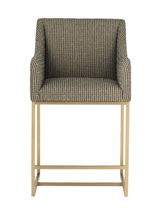 Pinrose Tipi Taupe Arm Stool