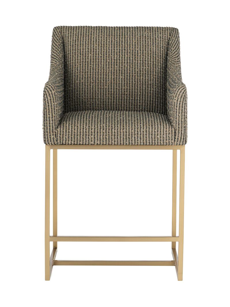 Pinrose Tipi Taupe Arm Stool image number 0