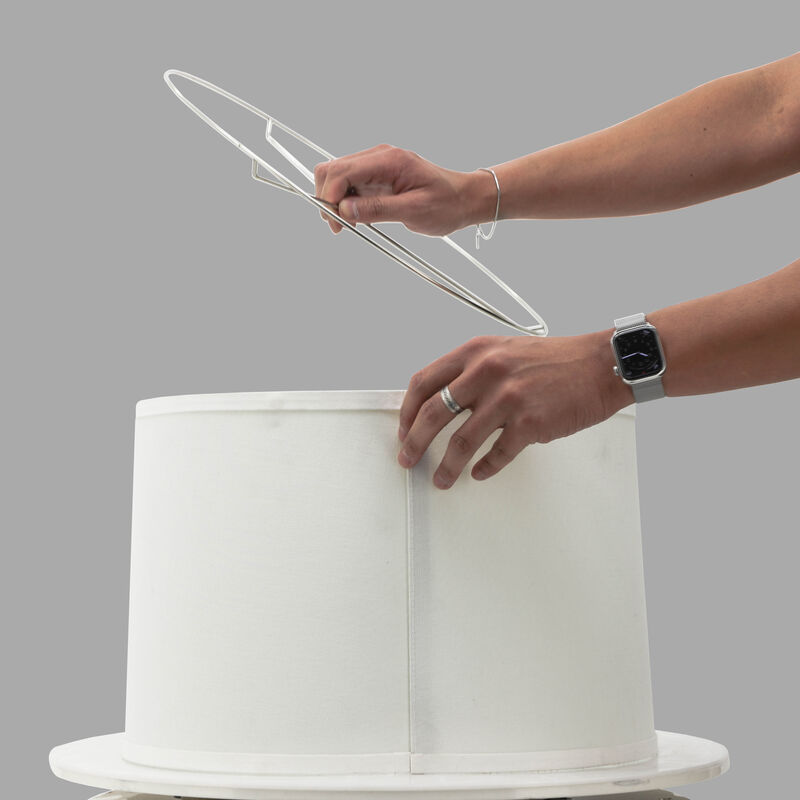 Polylinen Lamp Shade, White image number 2
