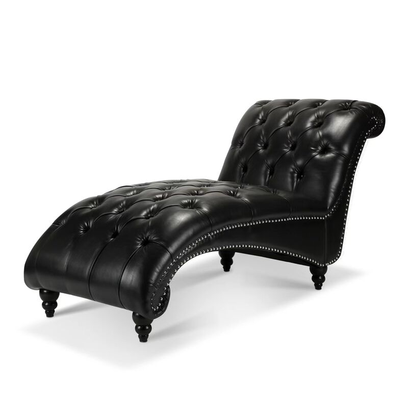 Streamdale Tufted Armless Chaise Lounge image number 0