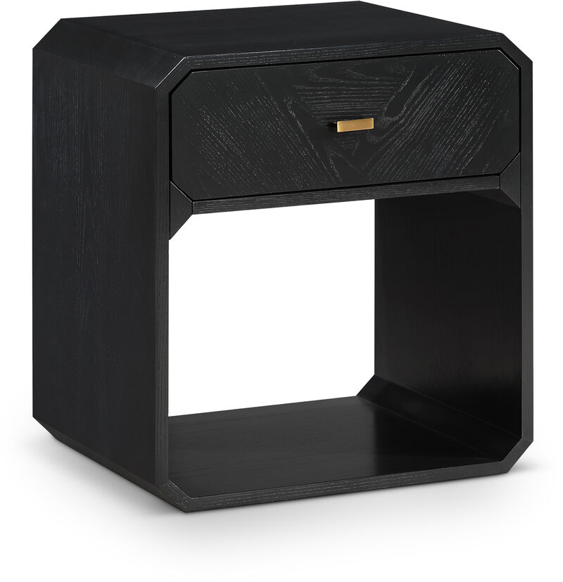 Meridian Furniture Parker Black Ash Veneer Night stand image number 0
