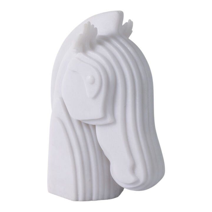 Resin Horse Head Sculpture