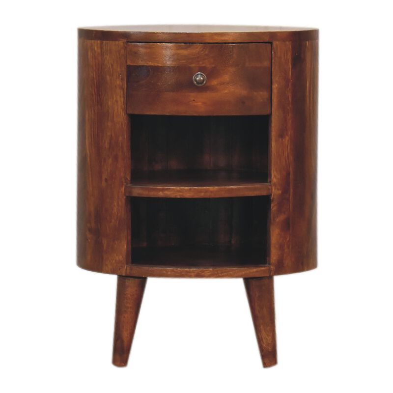Artisan Furniture Cortez Chestnut 1 Drawer Solid Wood Nightstand