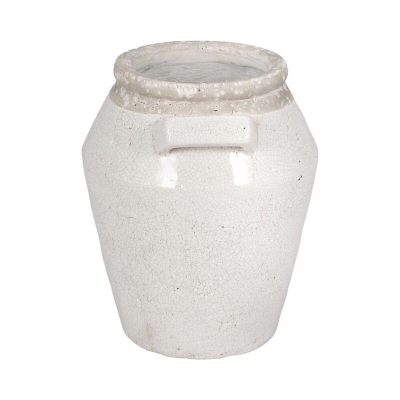Crackle Vase w/ Squared Handle image number 3
