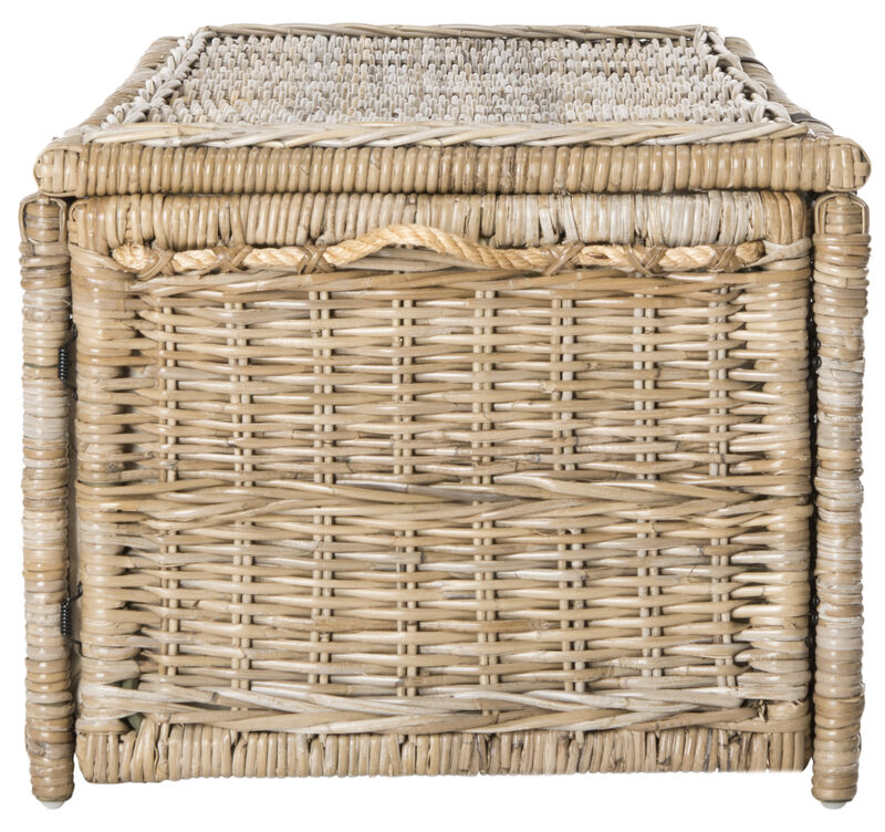 Caden 46" Wicker Storage Trunk image number 9