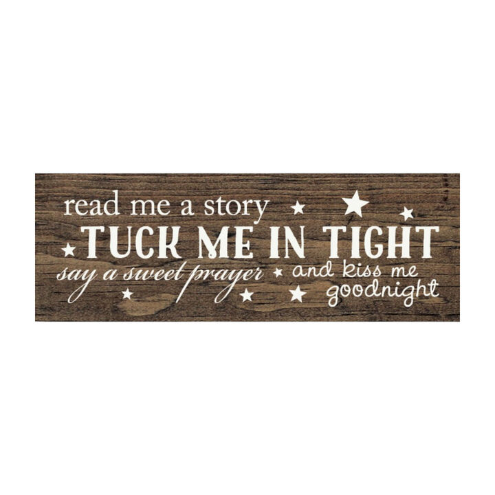 Rustic Knotty Pine Hanging Wall Sign with Story Quote Decorative Home Accent Plaque